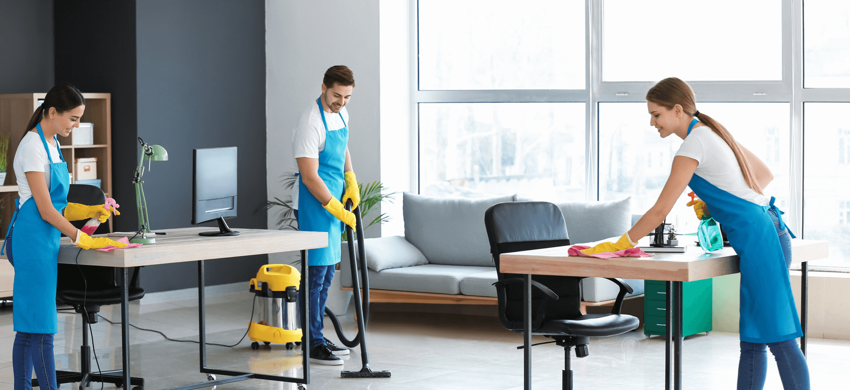 Commercial business cleaning service