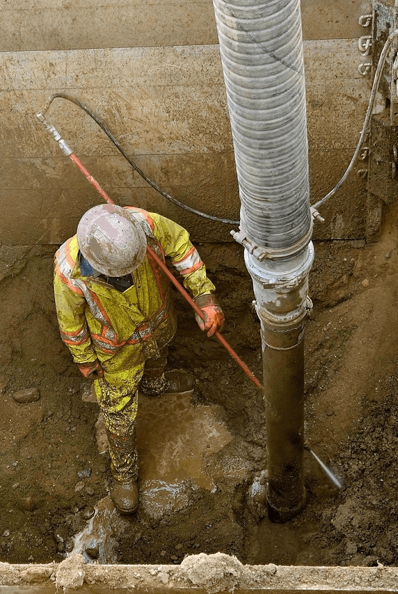 hydrovac pit