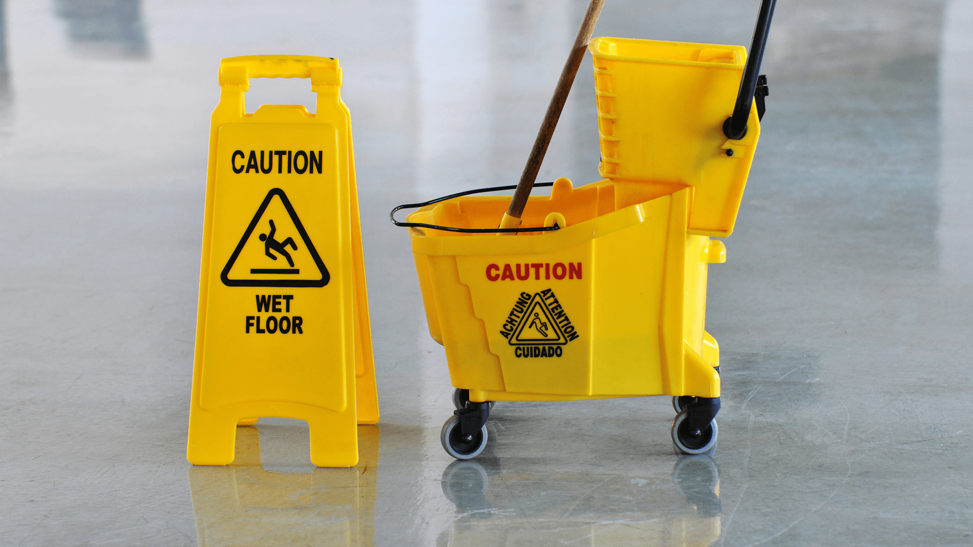 Routine janitorial cleaning service