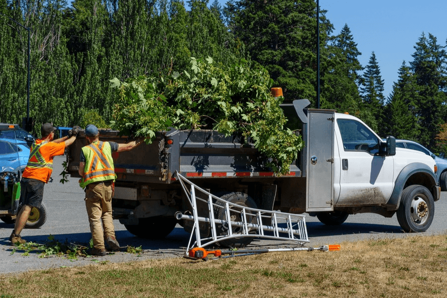 landscaping truck