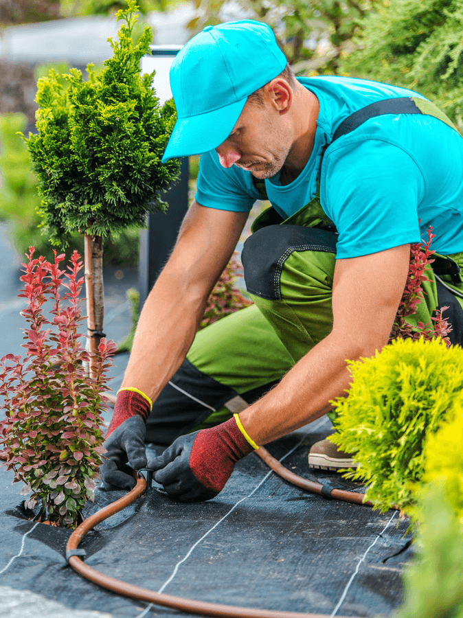 landscaping worker